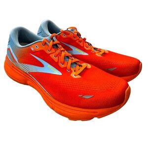 Brooks Ghost 15 Road Running Shoes Mens size 14 Orange Performance Walking